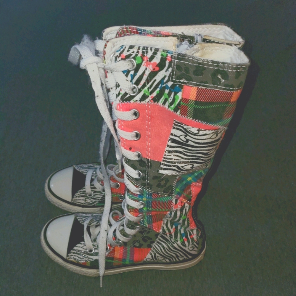 Mid Shaft Patchwork Converse